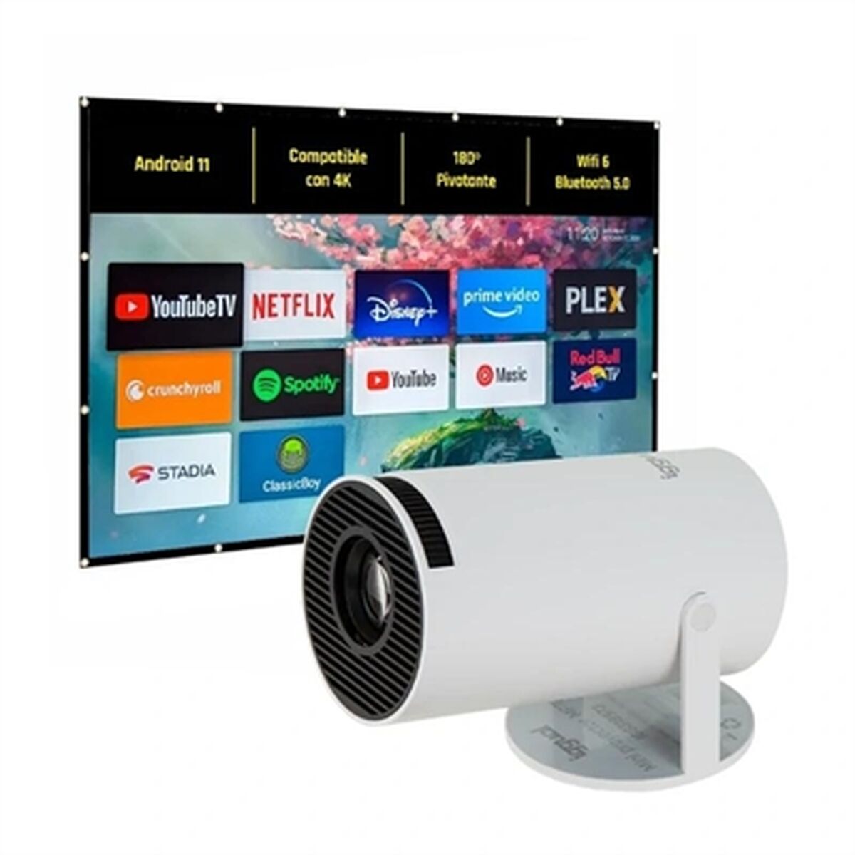 Iggual Projektor HD 1280 x 720 px